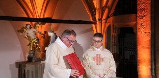 Generalprobe für den ZDF Fernsehgottesdienst