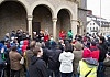Protest gegen Ermittlungsverfahren im Kirchenasyl