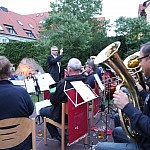 Pfarrer Eschenbacher als Dirigent