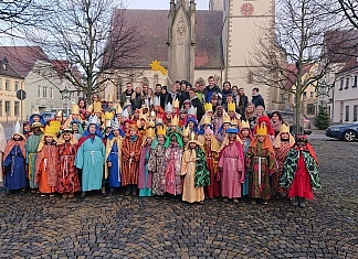 Sternsinger in Haßfurt unterwegs