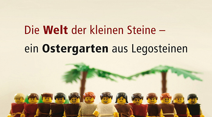 Ein Ostergarten aus Lego