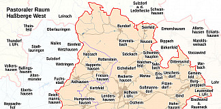 Informationen zum Pastoralen Raum “Haßberge West” und den hauptamtlichen Ansprechpersonen