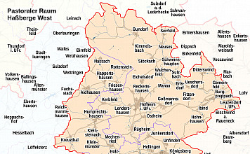Informationen zum Pastoralen Raum “Haßberge West” und den hauptamtlichen Ansprechpersonen