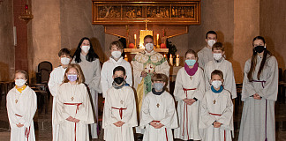 9 neue Ministranten eingeführt