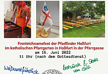 Fest an Fronleichnam im Pfarrgarten