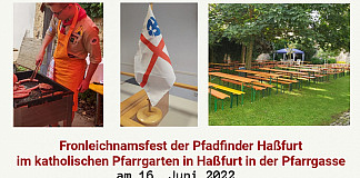 Fest an Fronleichnam im Pfarrgarten