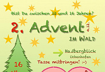 Advent im Wald für Jugendliche zwischen 12-16 Jahren am 2. Advent