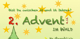 Advent im Wald für Jugendliche zwischen 12-16 Jahren am 2. Advent