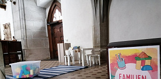 Schön, dass ihr da seid – extra Bereich für Kinder in Pfarrkirche und Ritterkapelle