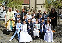 Kommunionkinder am 30. April 2023