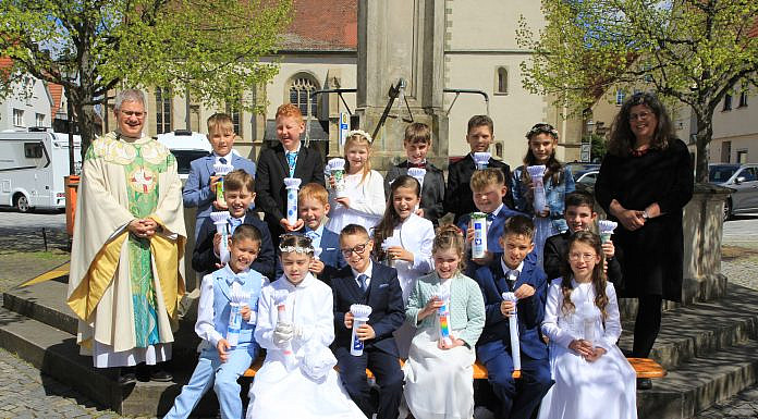 Kommunionkinder am 30. April 2023