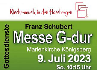 Orchestermesse am Sonntag, 16. Juli um 10:00 Uhr in der Pfarrkirche St. Kilian mit Kantorei Haßberge