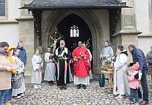 Ökumenische Palmprozession in der Kreisstadt Haßfurt