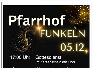 Pfarrhoffunkeln am 5.12.