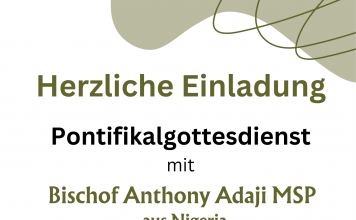 Herzliche Einladung zum Pontifikalgottesdienst