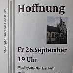 Nacht der Hoffnung 26.09. Konzert der Blaskapelle Haßfurt Pfarrkirche um 19:00 Uhr