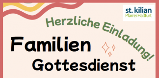 Herzliche Einladung zum Familiengottesdienst!