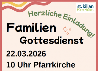 Herzliche Einladung zum Familiengottesdienst!