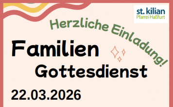 Herzliche Einladung zum Familiengottesdienst!