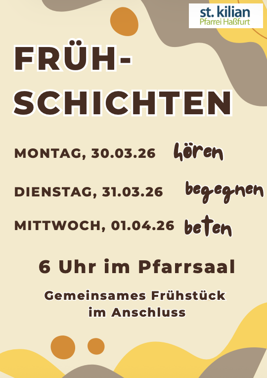 Frühschichten Haßfurt 2026