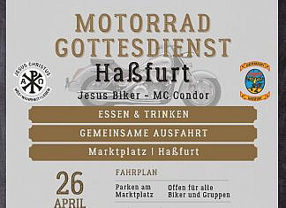 Motorrad-Gottesdienst in Haßfurt