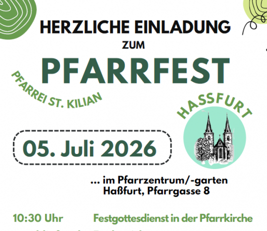 Pfarrfest St. Kilian Haßfurt am 5. Juli