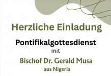 Besuch von Bischof Gerald Musa aus Nigeria