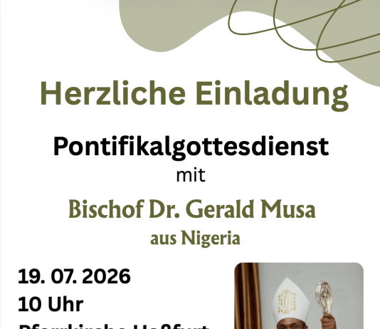 Besuch von Bischof Gerald Musa aus Nigeria