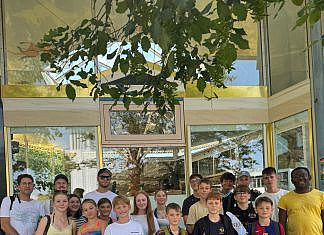 Die Haßfurter Ministranten im Palm Beach in Stein bei Nürnberg
