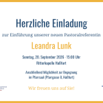 Einführung Pastoralreferentin Leandra Lunk