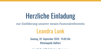 Einführung Pastoralreferentin Leandra Lunk