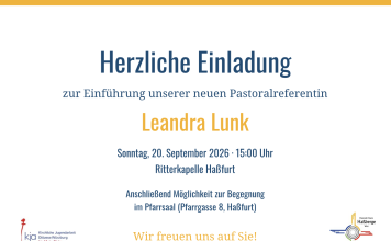 Einführung Pastoralreferentin Leandra Lunk